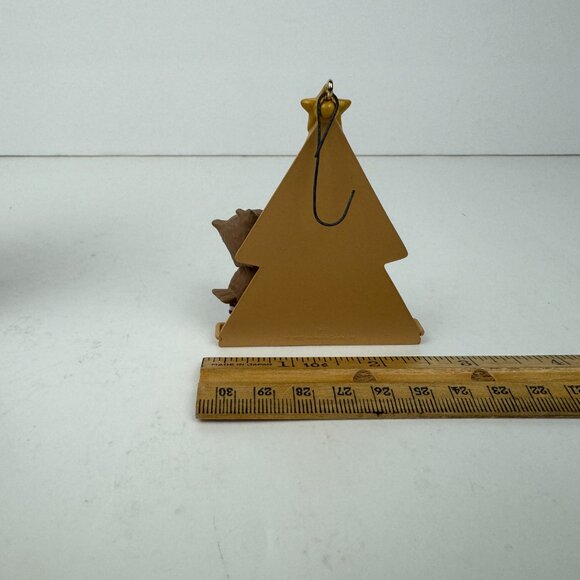 Vtg 1999 Hallmark Owl Outstanding Teacher Merry Christmas Holiday w Original Box - Picture 6 of 13